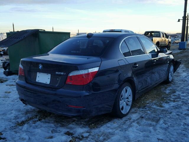 WBANV1C54AC157211 - 2010 BMW 528 XI BLUE photo 4