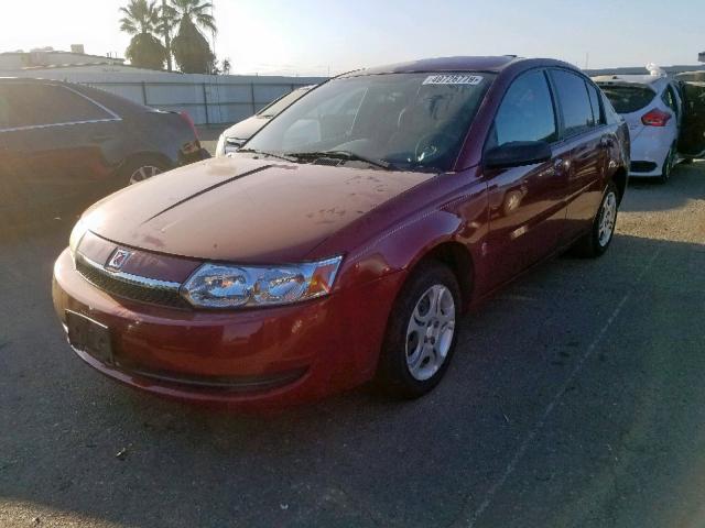 1G8AJ52F44Z109914 - 2004 SATURN ION LEVEL RED photo 2