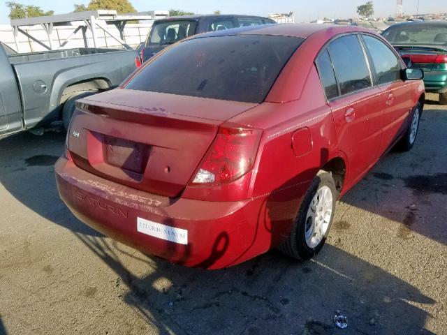 1G8AJ52F44Z109914 - 2004 SATURN ION LEVEL RED photo 4