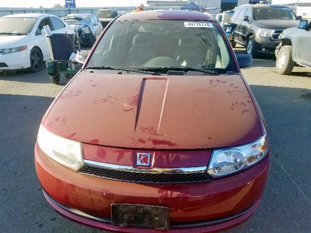 1G8AJ52F44Z109914 - 2004 SATURN ION LEVEL RED photo 9