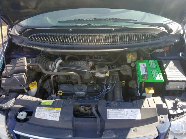 2A4GP54L26R844352 - 2006 CHRYSLER TOWN & COU BLUE photo 7