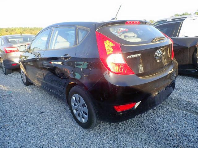 KMHCT5AE5GU281027 - 2016 HYUNDAI ACCENT SE BLACK photo 3