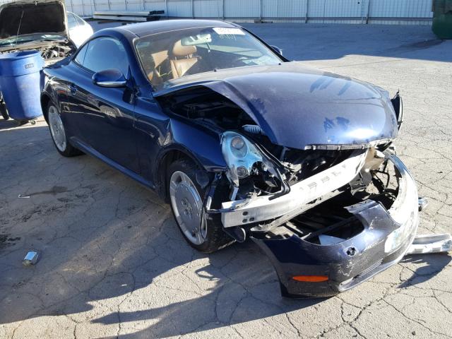 JTHFN48Y950068591 - 2005 LEXUS SC 430 BLUE photo 1