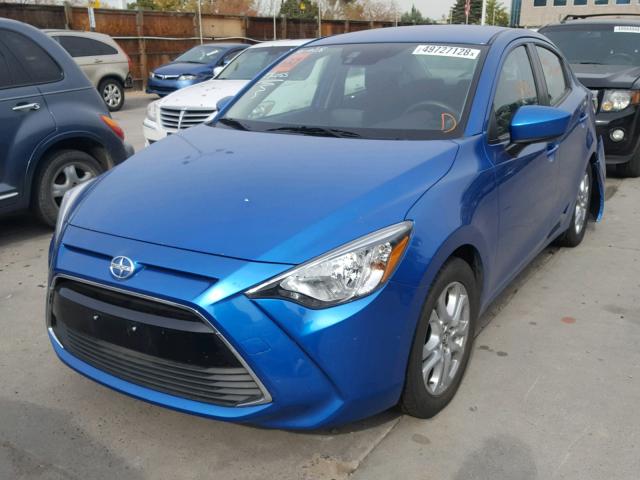 3MYDLBZV0GY107229 - 2016 TOYOTA SCION IA BLUE photo 2