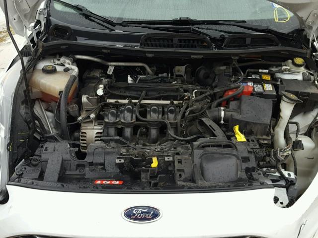 3FADP4BJ4EM186436 - 2014 FORD FIESTA SE WHITE photo 7