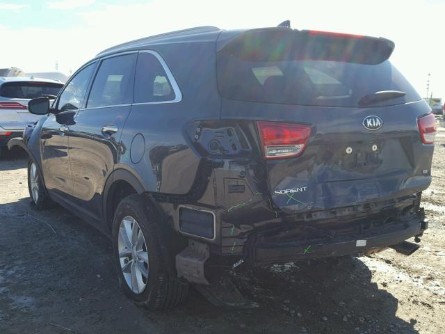 5XYPG4A35HG267215 - 2017 KIA SORENTO LX GRAY photo 3