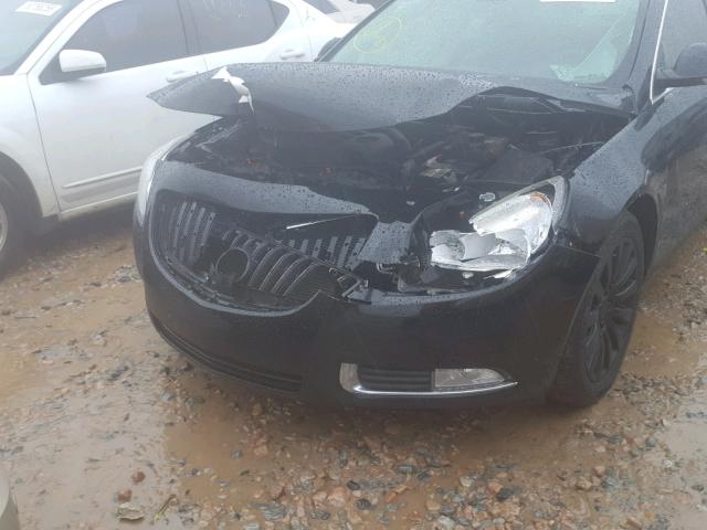 2G4GS5EV6C9214457 - 2012 BUICK REGAL PREM BLACK photo 9