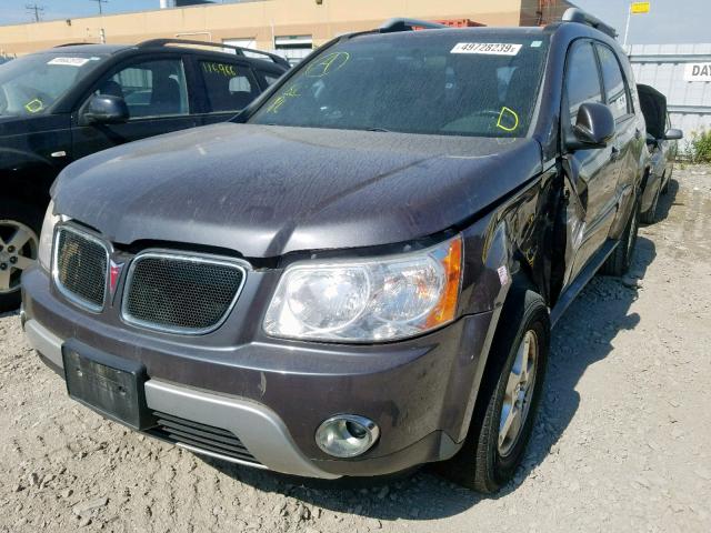 2CKDL63F276245307 - 2007 PONTIAC TORRENT GRAY photo 2