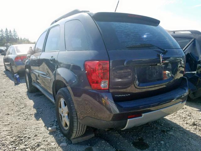 2CKDL63F276245307 - 2007 PONTIAC TORRENT GRAY photo 3