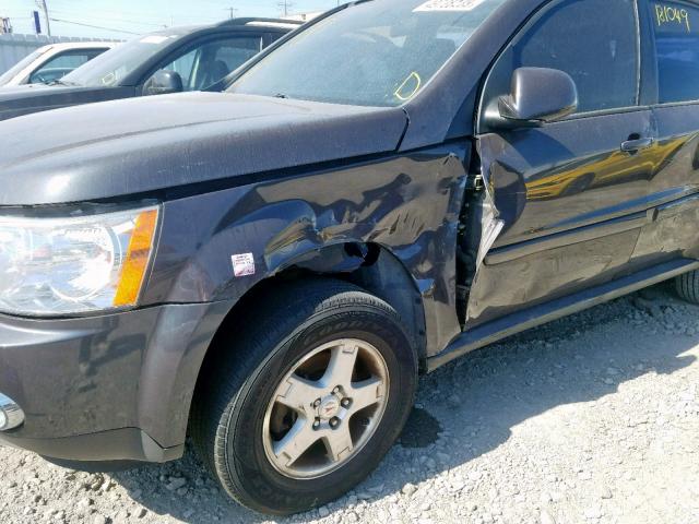 2CKDL63F276245307 - 2007 PONTIAC TORRENT GRAY photo 9