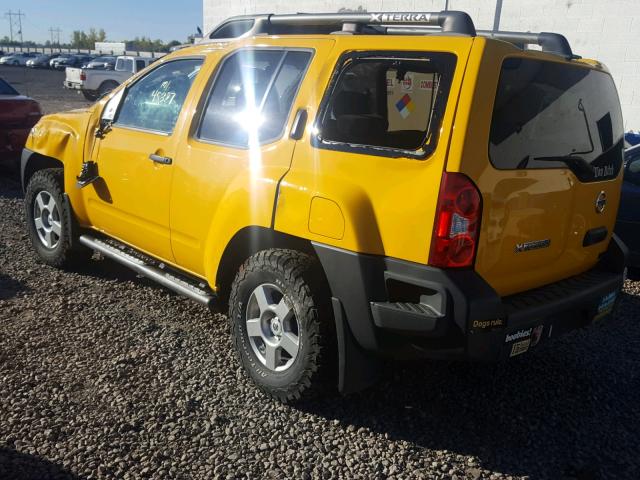 5N1AN08W88C517812 - 2008 NISSAN XTERRA OFF YELLOW photo 3