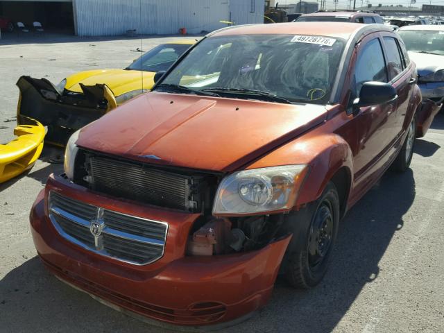 1B3HB48B68D636597 - 2008 DODGE CALIBER SX ORANGE photo 2