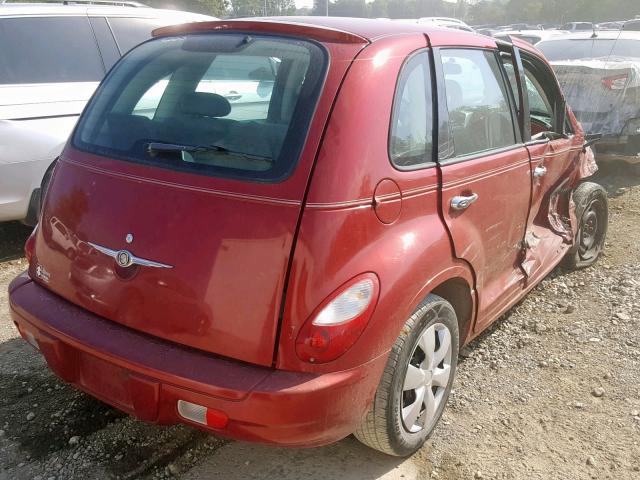 3A4FY48816T304265 - 2006 CHRYSLER PT CRUISER RED photo 4