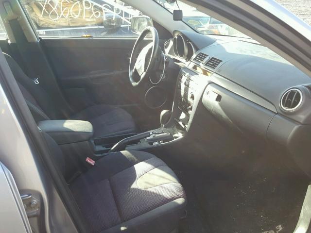 JM1BK323251219524 - 2005 MAZDA 3 S GRAY photo 5