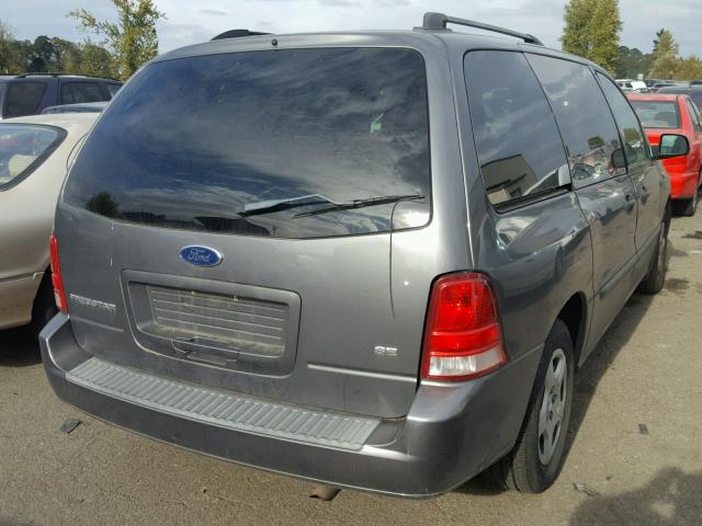 2FMZA51686BA63404 - 2006 FORD FREESTAR S GRAY photo 4