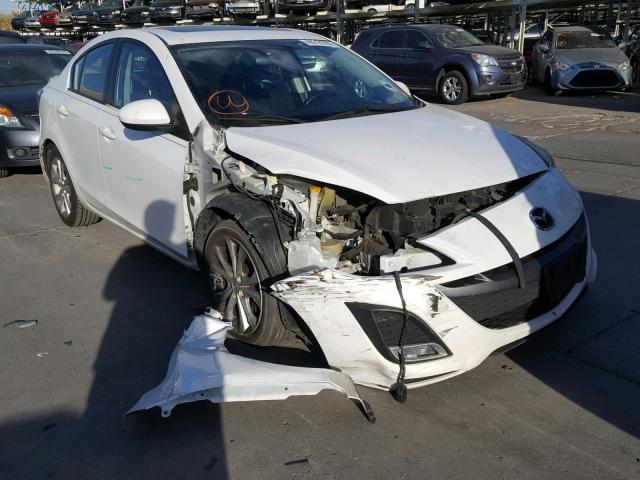 JM1BL1S6XA1341506 - 2010 MAZDA 3 S WHITE photo 9