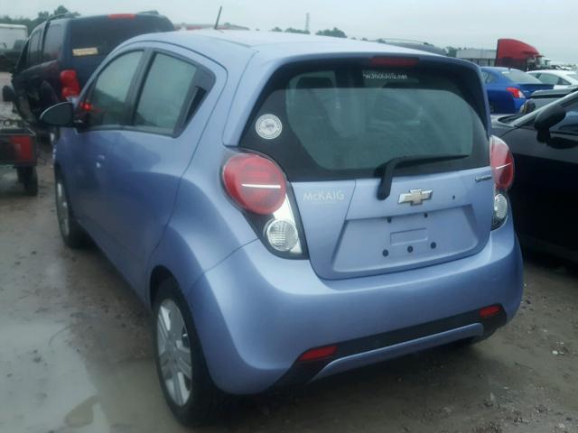 KL8CB6S90FC709985 - 2015 CHEVROLET SPARK LS BLUE photo 3