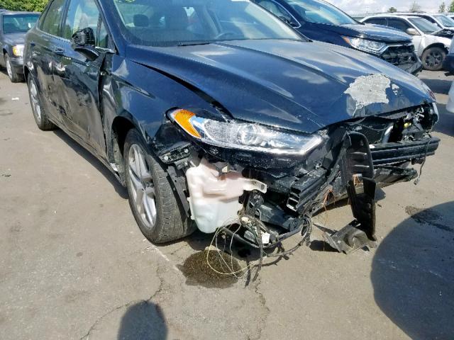 3FA6P0H75DR126535 - 2013 FORD FUSION SE BLACK photo 9