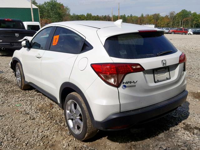 3CZRU6H54HM708155 - 2017 HONDA HR-V EX WHITE photo 3