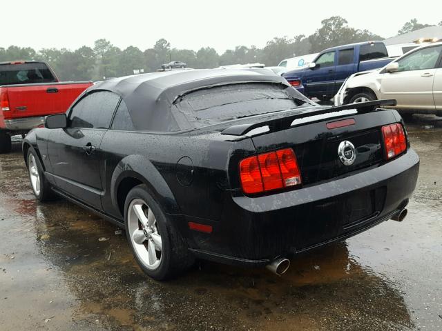 1ZVHT85H065166521 - 2006 FORD MUSTANG GT BLACK photo 3