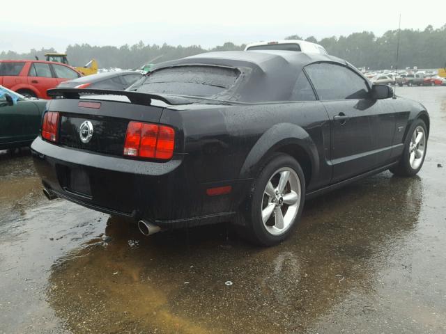 1ZVHT85H065166521 - 2006 FORD MUSTANG GT BLACK photo 4