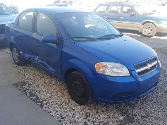 KL1TD5DE2BB126802 - 2011 CHEVROLET AVEO LS BLUE photo 1