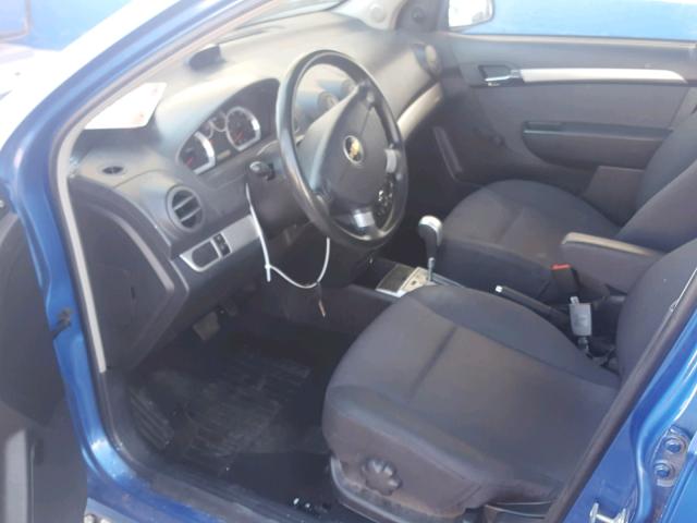 KL1TD5DE2BB126802 - 2011 CHEVROLET AVEO LS BLUE photo 5