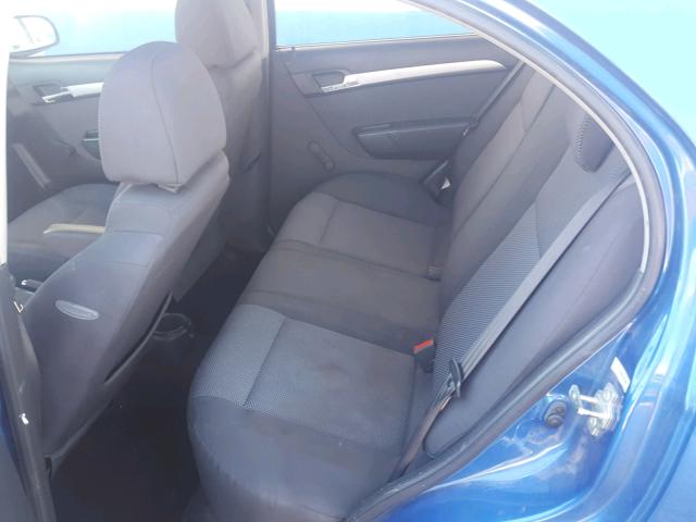 KL1TD5DE2BB126802 - 2011 CHEVROLET AVEO LS BLUE photo 6