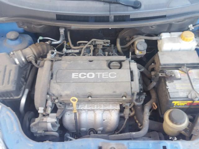 KL1TD5DE2BB126802 - 2011 CHEVROLET AVEO LS BLUE photo 7