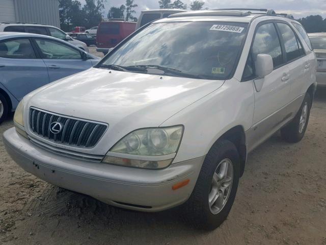 JTJGF10U930154892 - 2003 LEXUS RX 300 WHITE photo 2