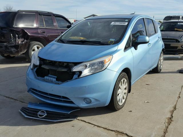 3N1CE2CP6EL384866 - 2014 NISSAN VERSA NOTE BLUE photo 2