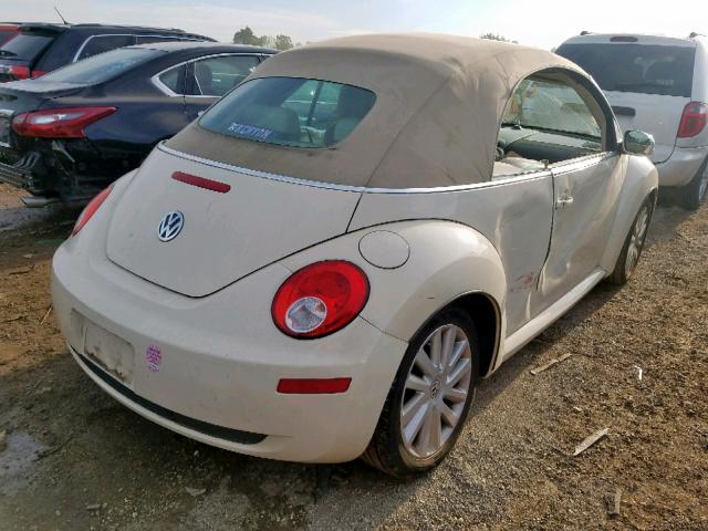3VWRF31Y88M404634 - 2008 VOLKSWAGEN NEW BEETLE ბეჟი ფოტო 4