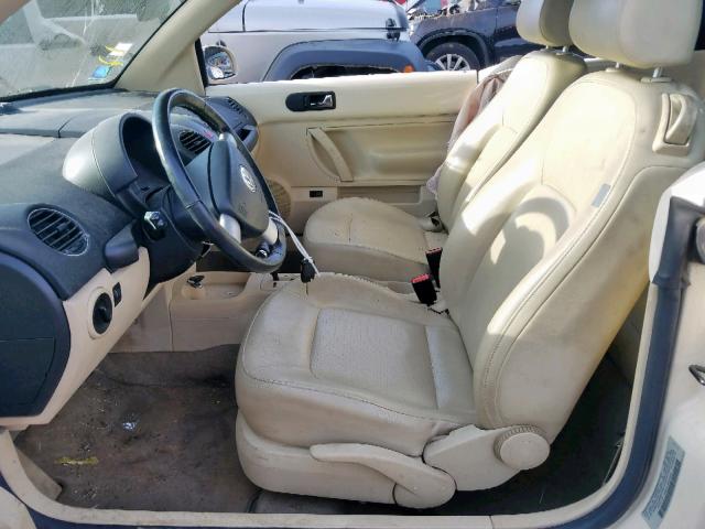 3VWRF31Y88M404634 - 2008 VOLKSWAGEN NEW BEETLE ბეჟი ფოტო 5