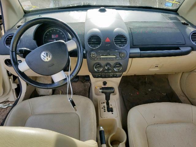 3VWRF31Y88M404634 - 2008 VOLKSWAGEN NEW BEETLE ბეჟი ფოტო 9