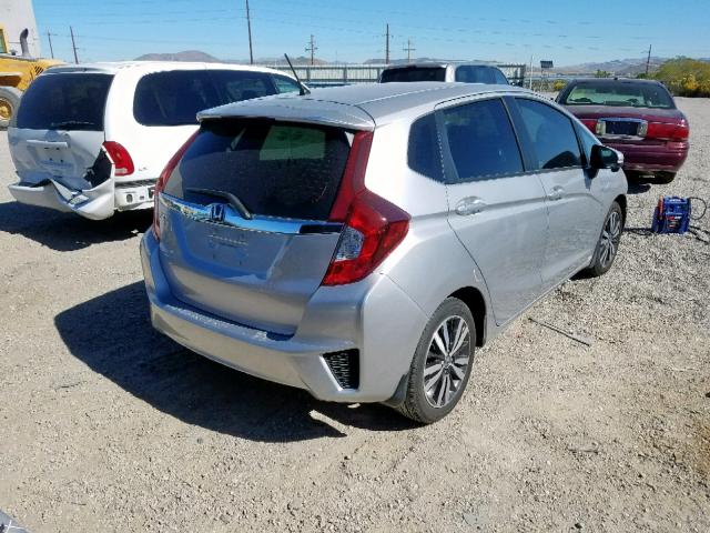 JHMGK5H70GS012203 - 2016 HONDA FIT EX SILVER photo 4