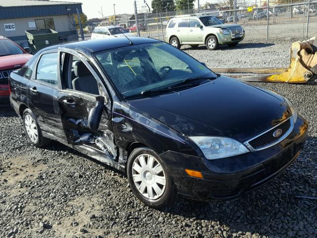 1FAFP34N85W233972 - 2005 FORD FOCUS ZX4 BLACK photo 1