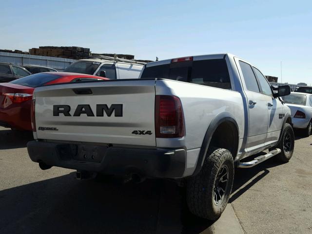 1C6RR7YT4GS184465 - 2016 RAM 1500 REBEL ვერცხლისფერი ფოტო 4