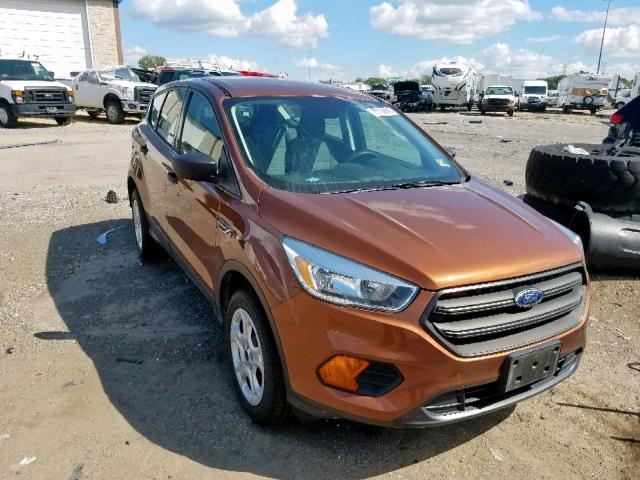 1FMCU0F71HUA99580 - 2017 FORD ESCAPE S BROWN photo 1