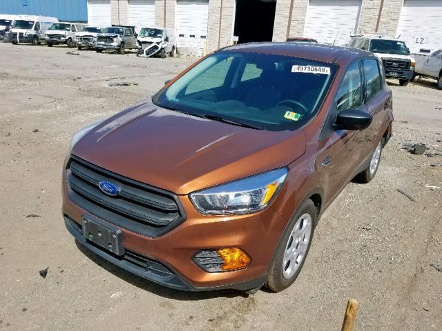 1FMCU0F71HUA99580 - 2017 FORD ESCAPE S BROWN photo 2