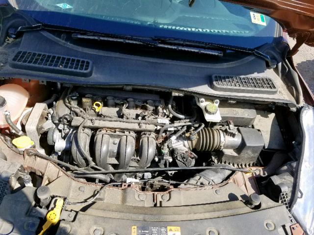 1FMCU0F71HUA99580 - 2017 FORD ESCAPE S BROWN photo 7