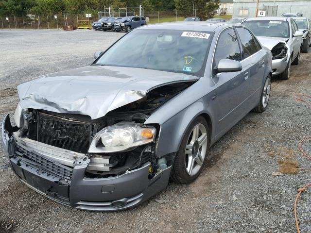 WAUDF78EX6A091366 - 2006 AUDI A4 2.0T QU GRAY photo 2