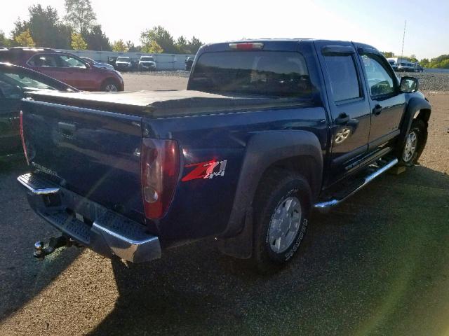 1GCDT136648117586 - 2004 CHEVROLET COLORADO BLUE photo 4