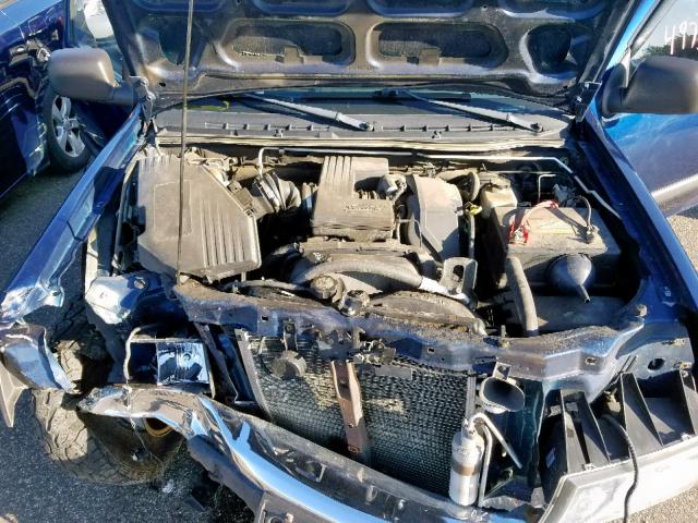 1GCDT136648117586 - 2004 CHEVROLET COLORADO BLUE photo 7