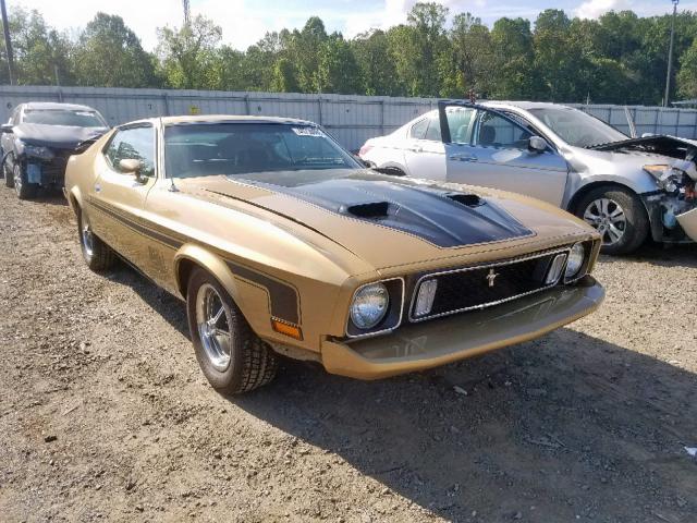 3F05H185519 - 1973 FORD MUSTANG MA GOLD photo 1