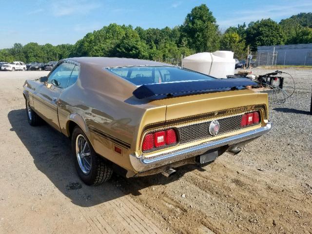 3F05H185519 - 1973 FORD MUSTANG MA GOLD photo 3