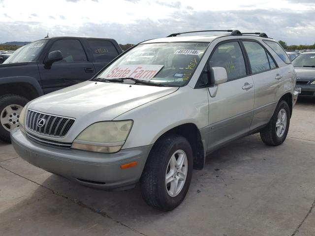 JTJGF10U230154006 - 2003 LEXUS RX 300 BEIGE photo 2