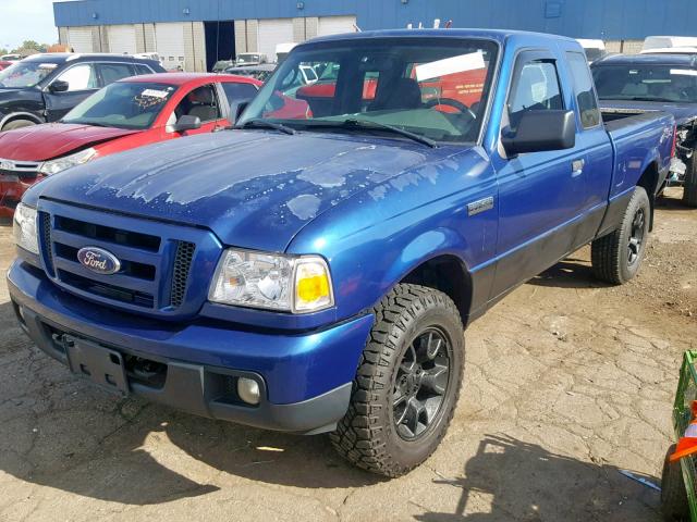 1FTZR15E47PA27114 - 2007 FORD RANGER SUP BLUE photo 2