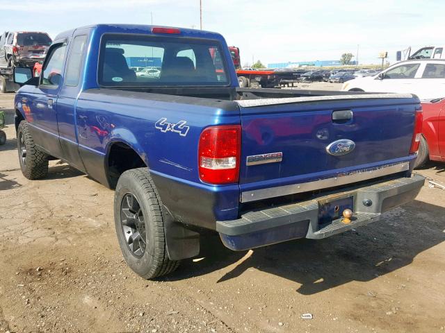 1FTZR15E47PA27114 - 2007 FORD RANGER SUP BLUE photo 3