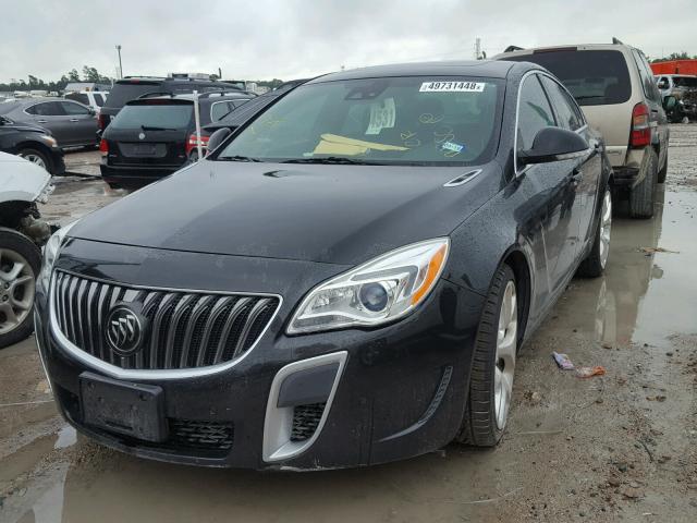 2G4GT5GX0E9232094 - 2014 BUICK REGAL GS BLACK photo 2