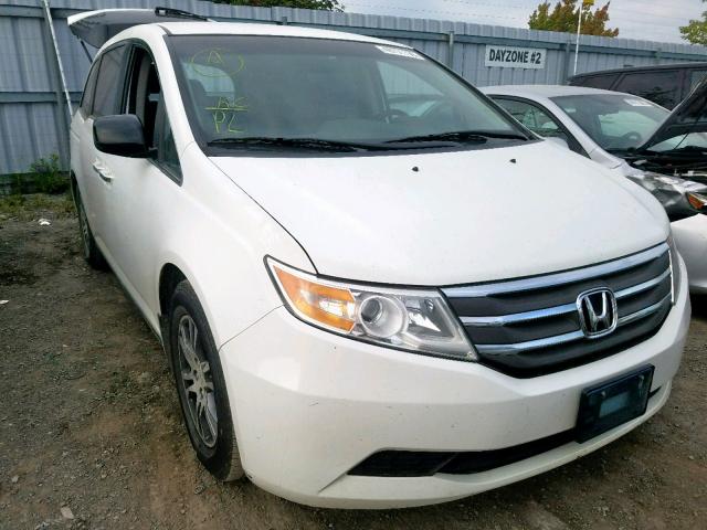 5FNRL5H48BB508563 - 2011 HONDA ODYSSEY EX WHITE photo 1